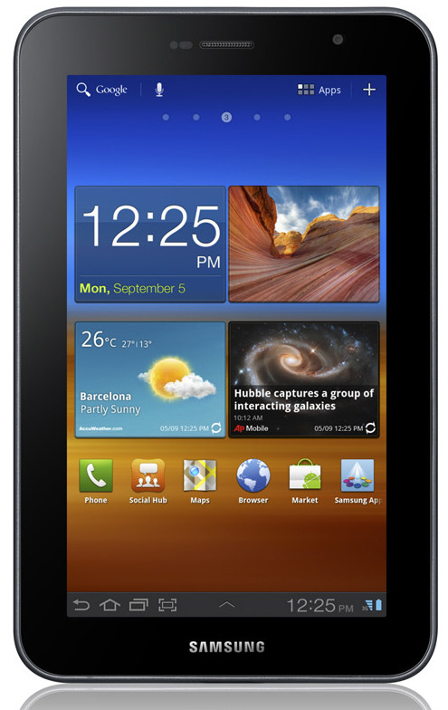 Samsung Galaxy Tab 7.0 Plus packs Honeycomb OS, 1.2GHz dual-core CPU
