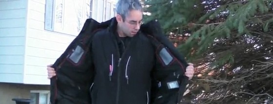 A seven minute video of an Apple fanboy wearing a Scottevest jacket