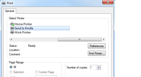 Amazon's 'Send to Kindle' plug-in makes transferring documents from your PC a breeze