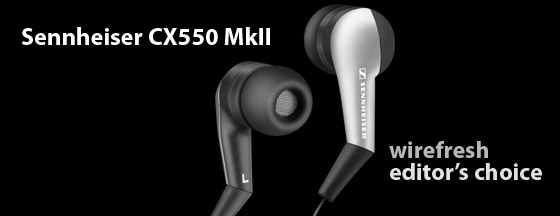 Sennheiser CX550 MkII in ear headphones  - full review