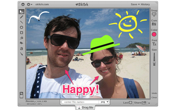 Skitch app for Mac goes free, Android app promises 'addictive' fun