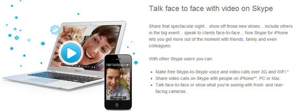 Skype iPhone app adds phone to desktop video chats