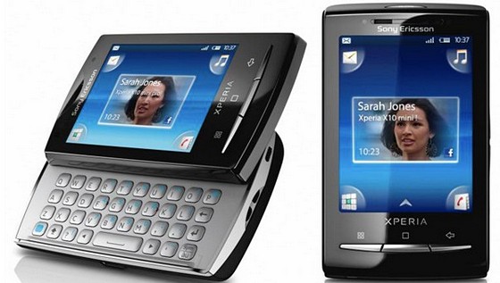 Sony Ericsson reveals Xperia X10 mini and Xperia X10 smartphones