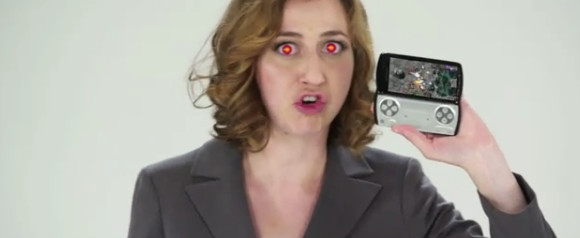 Crazy woman stars in Sony Ericsson Xperia Play adverts