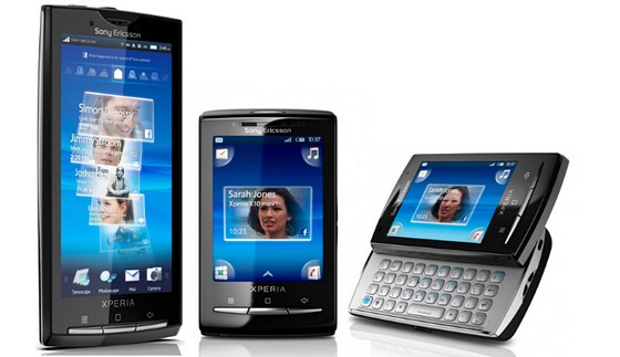 Sony Ericsson XPERIA X10 range to get Android update and HD video recording