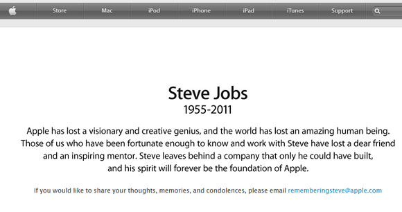 RIP Steve Jobs, Apple genius