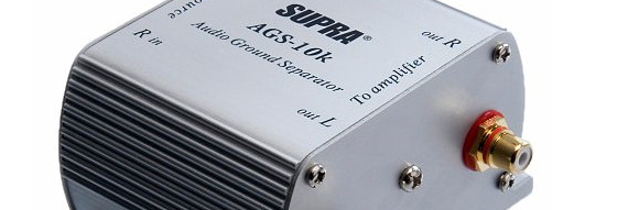 Banish hi-fi hum with the SUPRA AGS-10k audio humbuster