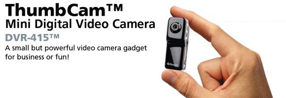 Swann ThumbCam mini-cam for super-sneaky movies