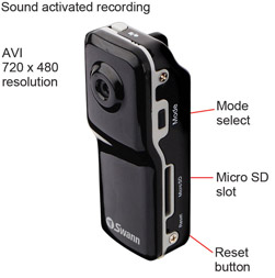 Swann ThumbCam mini-cam for super-sneaky movies