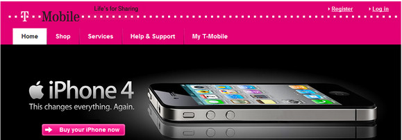 T-Mobile UK announces iPhone 4 tariff prices