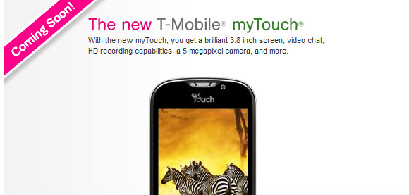 T-Mobile Android myTouch 4G phone packs video chat and HD recorder