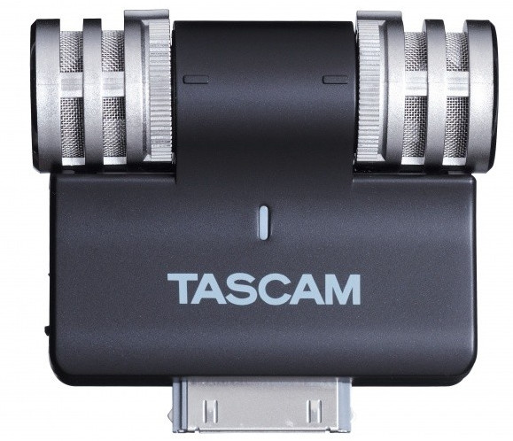 Tascam iM2 stereo mic adds pro recording capability to Apple iOS devices 
