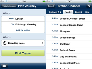 thetrainline releases free iPhone timetable app 