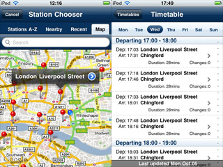 thetrainline releases free iPhone timetable app 