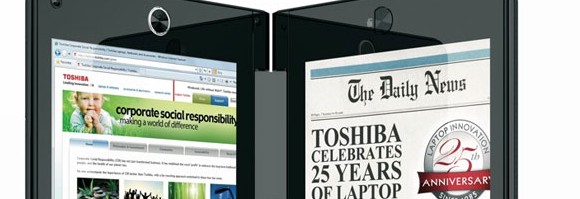 Toshiba Libretto W100 - a dual-screen iPad for Courier fans