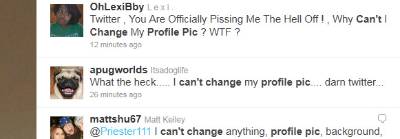 Twitter wobbles again, won't let people change their profile pics