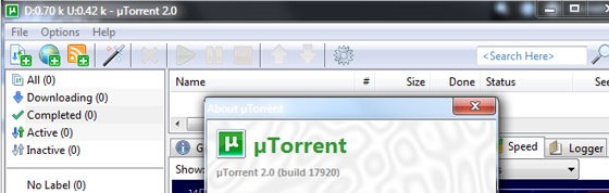 uTorrent 2.0 for Windows released