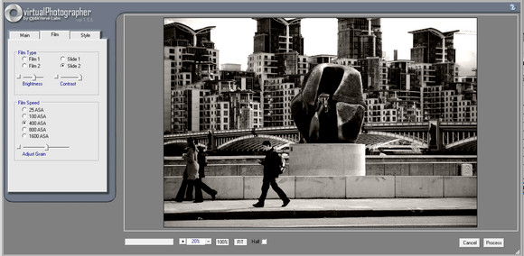 virtualPhotographer - fantastic free photo effects plug-in