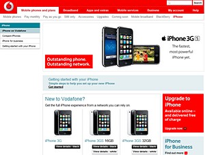 Vodafone UK launches the iPhone - expects 50,000 sales today