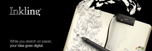 Wacom's amazing Inkling gizmo turns paper sketches into digital vector art