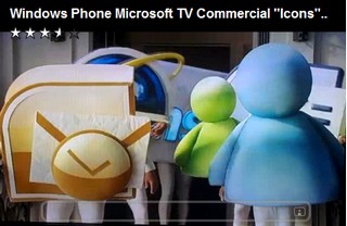 Windows Mobile advert: it's a bit odd