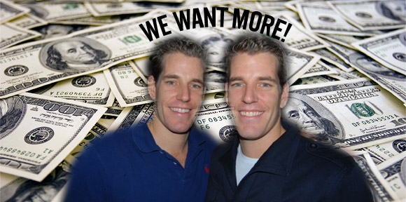 The relentless greed of the Winklevoss twins over their Facebook claim