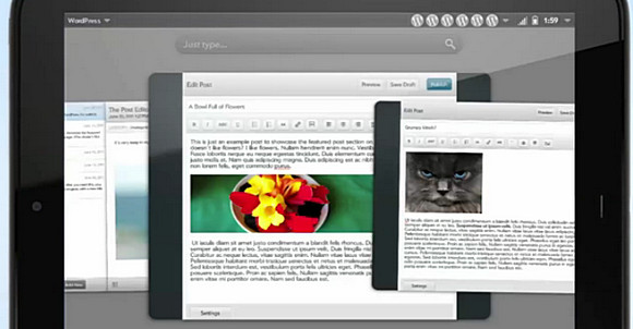 WordPress for webOS serves up a stunning interface for TouchPad