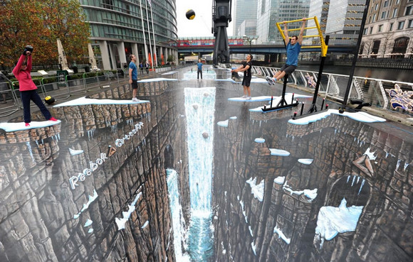 World's largest 3D street art revealed in London
