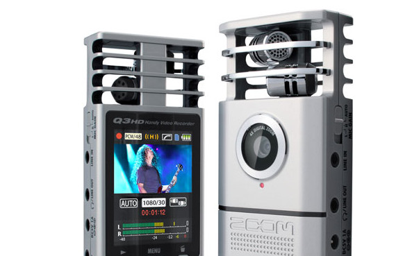 Zoom Q3HD offers high quality audio and video recordings in a bijou package