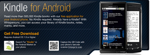 Kindle Android v2 app released, adds newspaper and mag support First launched back in June, the Amazon Kindle app for Android has proved a popular addition around these parts, so we were chuffed to hear that it’s just been on...