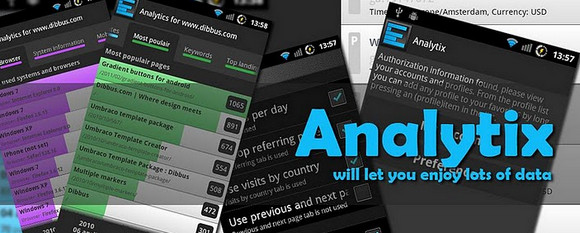 If you want to keep track of your Google Analytics facts’n'figures on the move, you’ll be hard pushed to find anything more comprehensive as the Analytix app for Android phones and...
