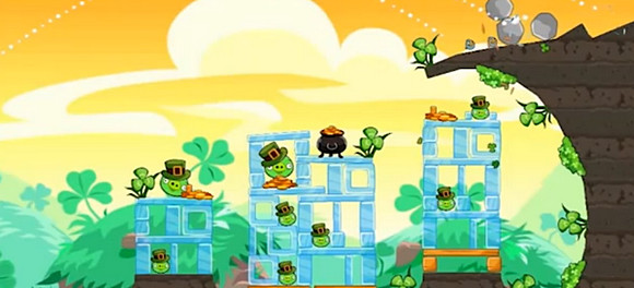 Stuffed with every Irish stereotype imaginable,  the immensely popular mobile game Angry Birds Seasons has got a timely St. Patricks Day update. Pin It