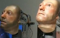 Weird, creepy and, frankly, a bit crap, this freaky $75k art work exhibited at Art Basel Miami Beach 2009 is the work of artist Nathaniel Mellor. The three realistic face...