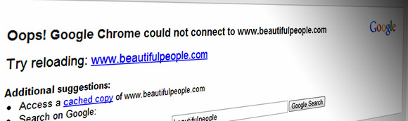 The latest publicity stunt by the vile BeautifulPeople.com dating website seems to have backfired rather gloriously, with the site currently being taken down by a denial of service attack. Pin...