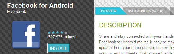 Facebook has just slammed down an an update to its official application for Android devices, with the shiny new version 1.5.3 serving up a rather small side salad of newness,...