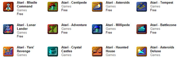 Oh dear. Here goes our productivity for the day.  The Chrome store is now listing no less than 12 classic Atari games for free download. Pin It