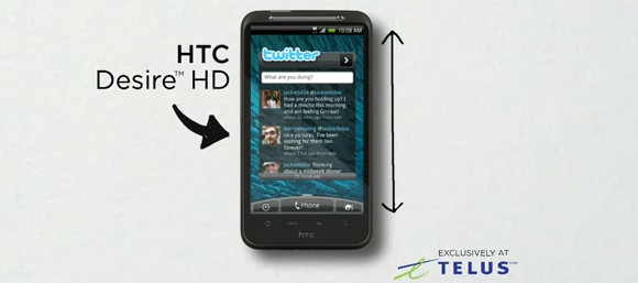 HTC Desire HD – aka Inspire 4G – brags about its ‘ridiculously big’ screen Two short and sweet adverts for the new HTC Desire HD Android handset have appeared, both bigging up the phone’s ‘ridiculously big’ screen. Pin It