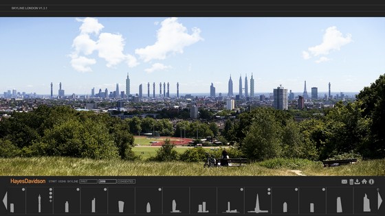Design your own London skyline in a skyscraper frenzy It’s more or less completely pointless, but if you’d like to rearrange the London skyline into a futuristic vista stuffed full of colossal skyscrapers, then architectural illustrators Hayes Davidson have...