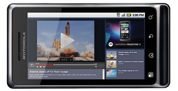 Hot out of buzzin’ Basingstoke, England UK is the news that Motorola’s new MILESTONE 2 Android handset is set to be unleashed on the rolling hills and beer-can cluttered urban...