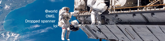 NASA astronaut’s tweets are out of this world Astronauts aboard the International Space Station are now able to access what’s been described as the ‘ultimate wireless connection,’ and took not time in swiftly despatching the world’s first ‘Space...