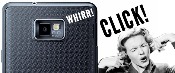 How to DEFINITELY turn off the annoying Samsung Galaxy S2 camera shutter noise The Samsung Galaxy S2 remains our favourite smartphone of the year, delivering handsomely in every department except one: the annoying camera noises which can not be turned off. It drove us mad for weeks...