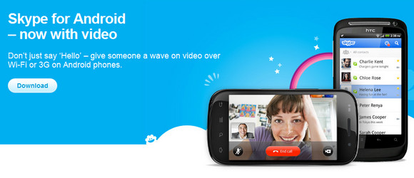 Skype have slammed down an update to their Android app, with the all-new, all-shiny v2.5  adding support for video chat on an additional 14 devices (see below), including the popular Galaxy Tab 10.1...