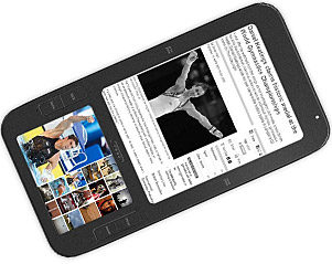 It’s certainly a bit of an odd looking thing – part Lifeguard surfboard, part dinner tray – but say hello to Alex, the dual-screen e-book reader from Spring Design. Bearing...