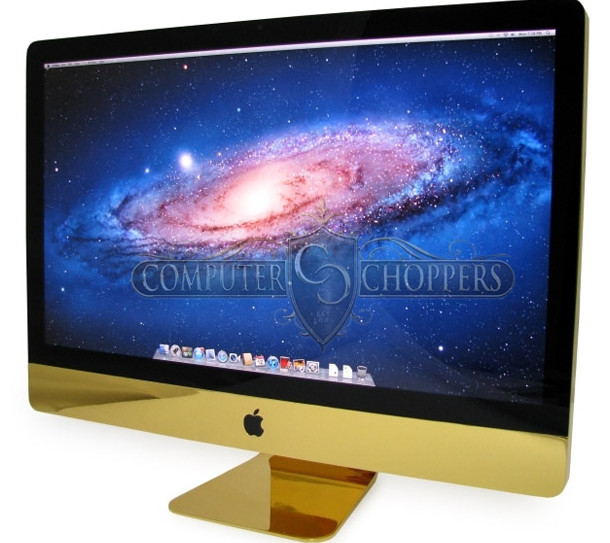 Ghastly, gold-plated iMac can be yours for $10k