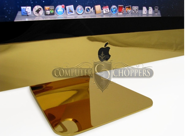 Ghastly, gold-plated iMac can be yours for $10k