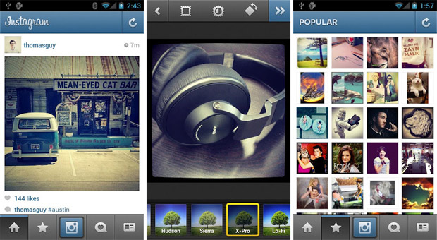 Instagram photo sharing app arrives for Android