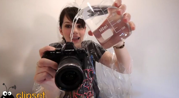 New Olympus OM-D gets doused in water by enthusiastic reviewer