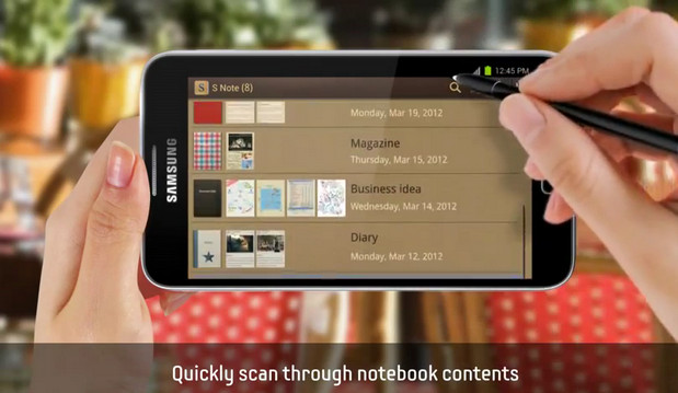 Samsung taunts Galaxy Note users with videpo of ICS premium suite apps