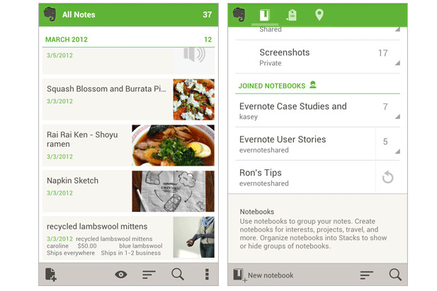 Evernote 4.0 for Android emerges with improved lists and a snazzier homescreen