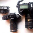 Apologies for the low quality of these images, but we hope you’ll find them useful as a quick size comparison between the new Olympus OM-D E-M5 Micro Four Thirds camera and our...